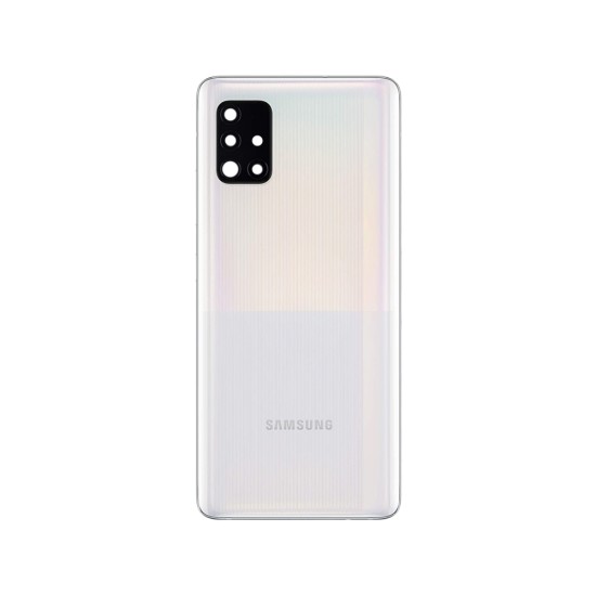 Tapa Trasera con Lente de Cámara Samsung Galaxy A51 5G/A516 Branco Prism Cube